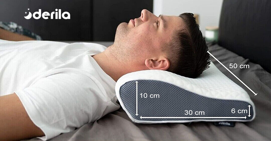 Dimensions of the Derila pillow