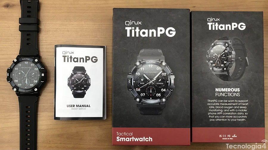 Qinux Titan PG: photo of the Military Watch arrival