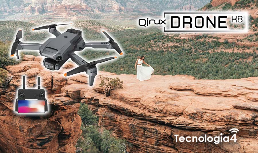 Qinux Drone K8: Meinungen und Bewertung der Drohne mit professioneller 2-Achsen-Kamera
