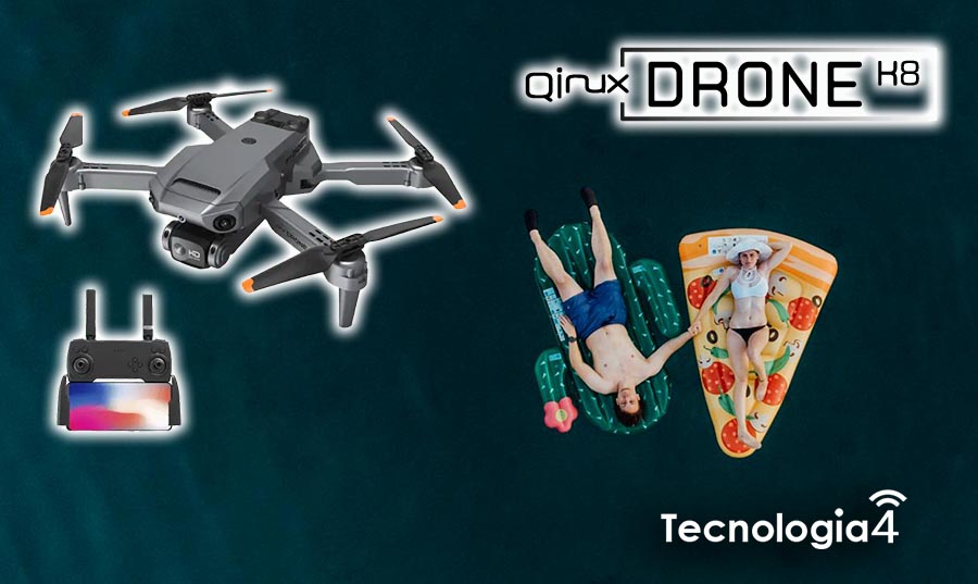 Qinux Drone K8 review opinions and test